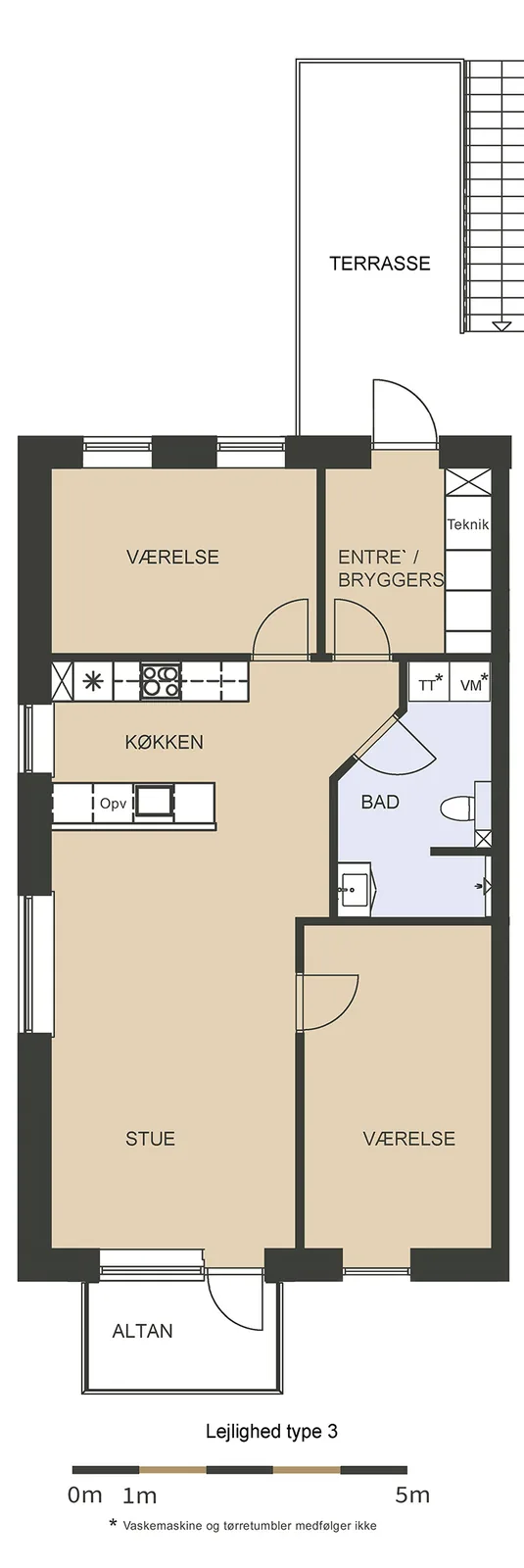 3-room apartment in 4700 Næstved image 3