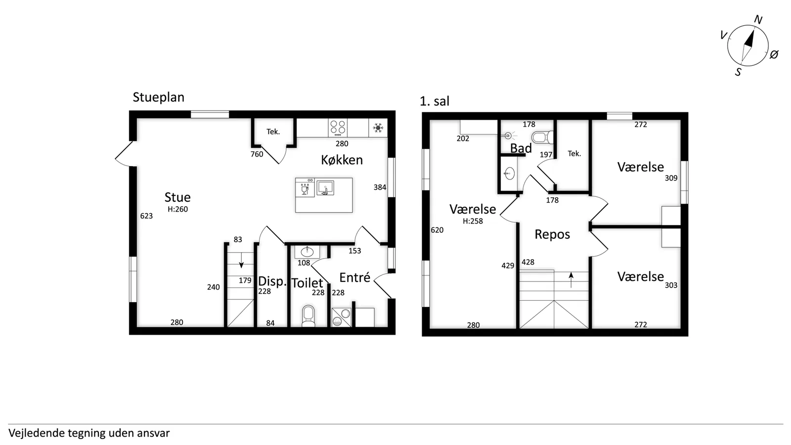 6-værelses lejlighed med terrasse i 3060 Espergærde billede 6