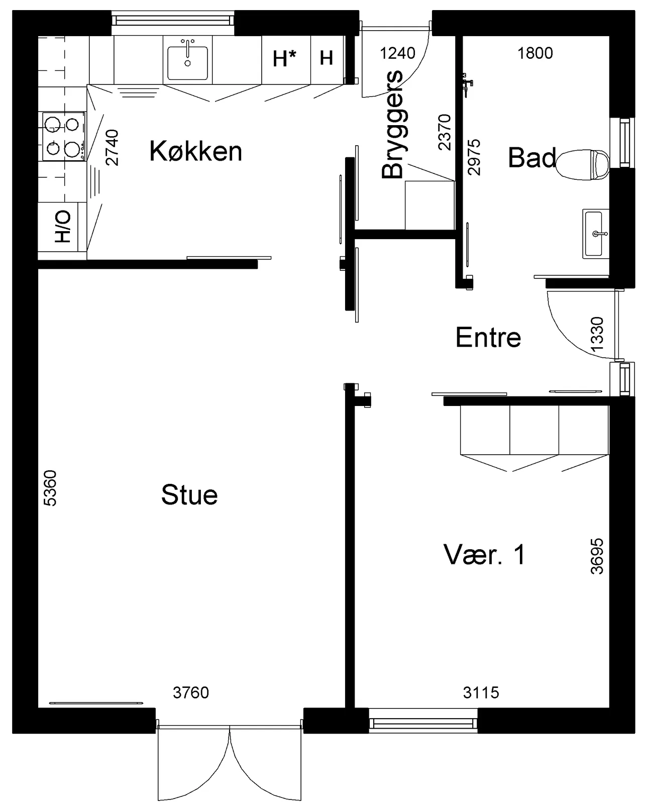 2-room townhouse in 7673 Harboøre image 2