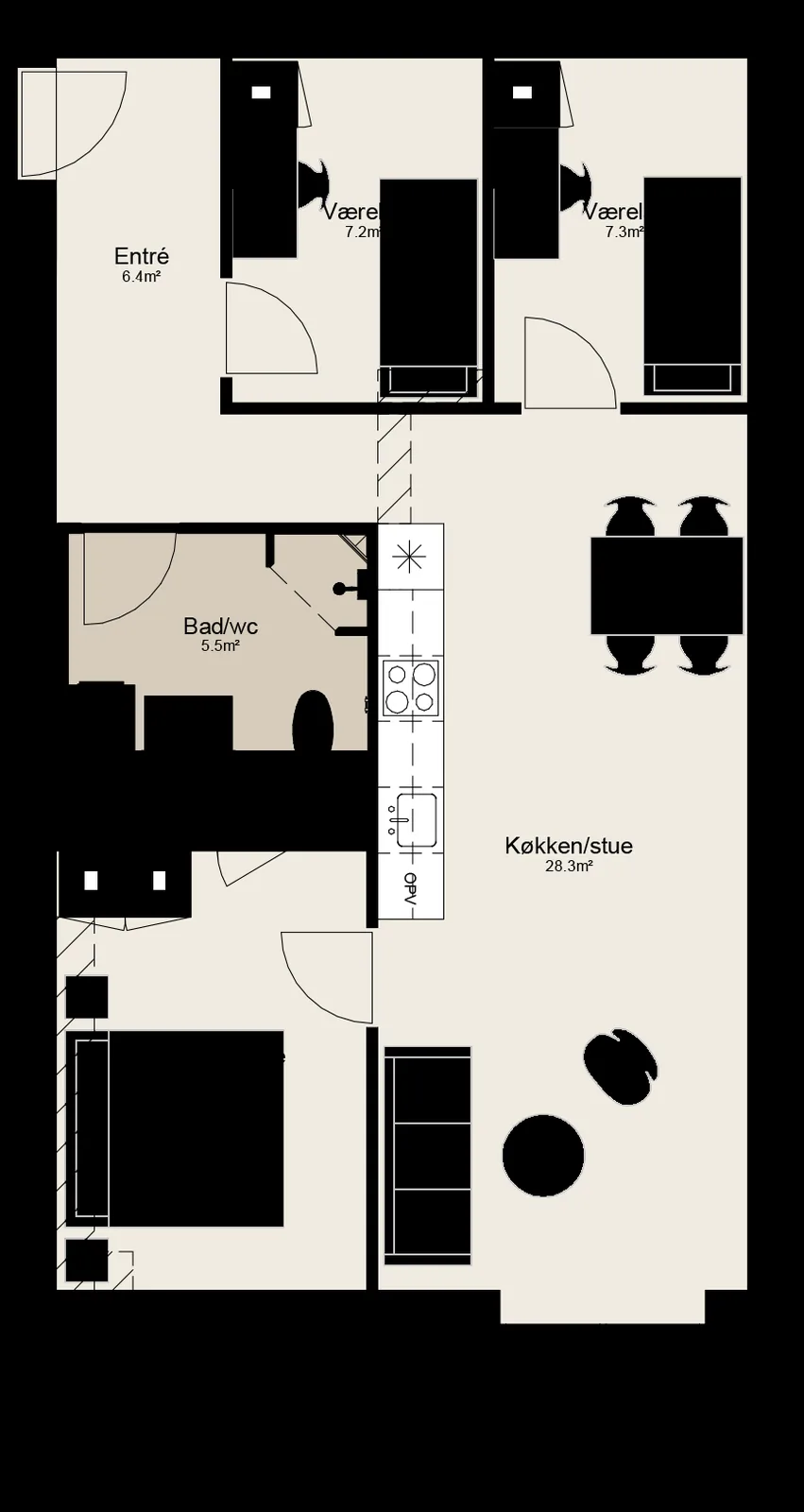4-room apartment in 8940 Randers SV image 3