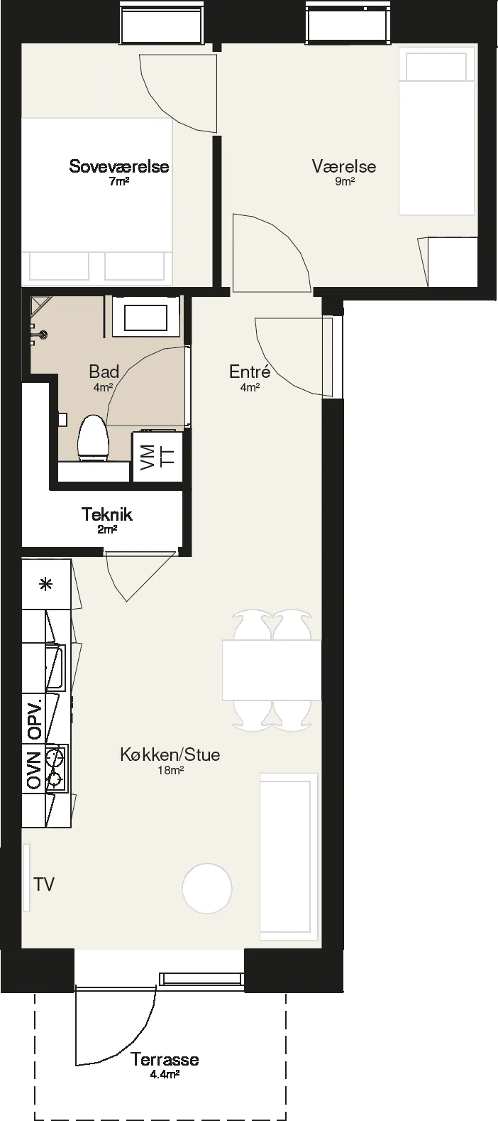4-room apartment in 8800 Viborg image 3