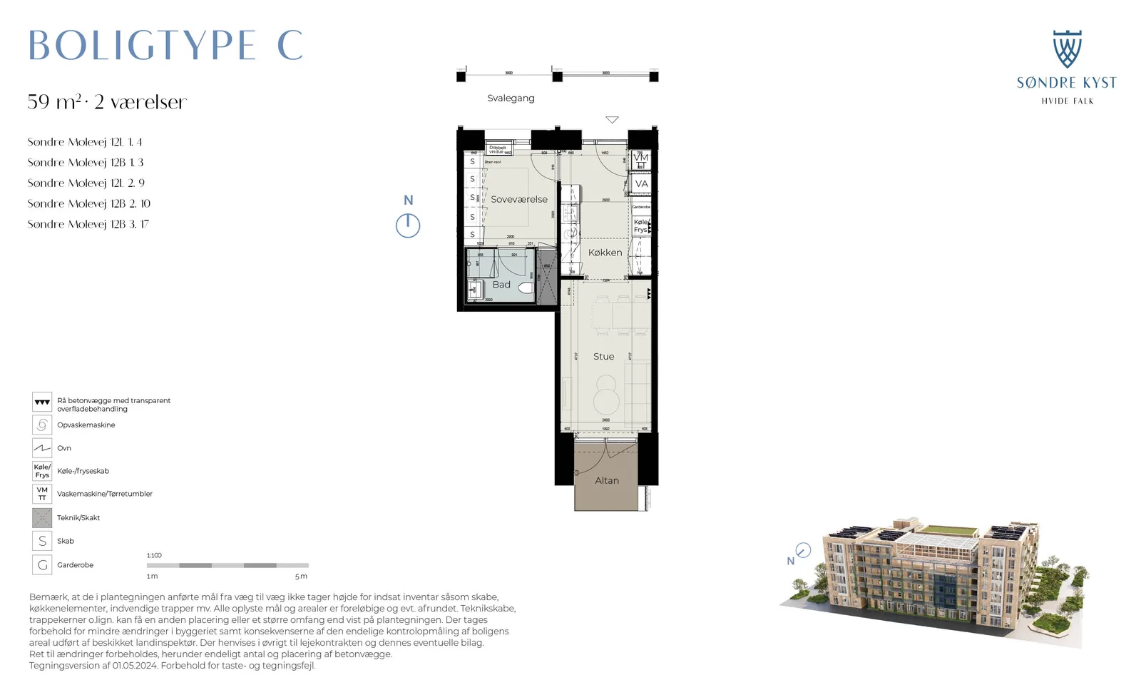 2-room apartment in 4600 Køge image 3