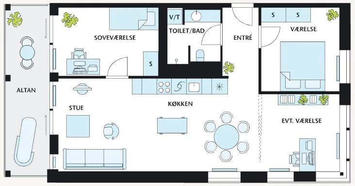 4-værelses lejlighed i 2300 København S billede 3
