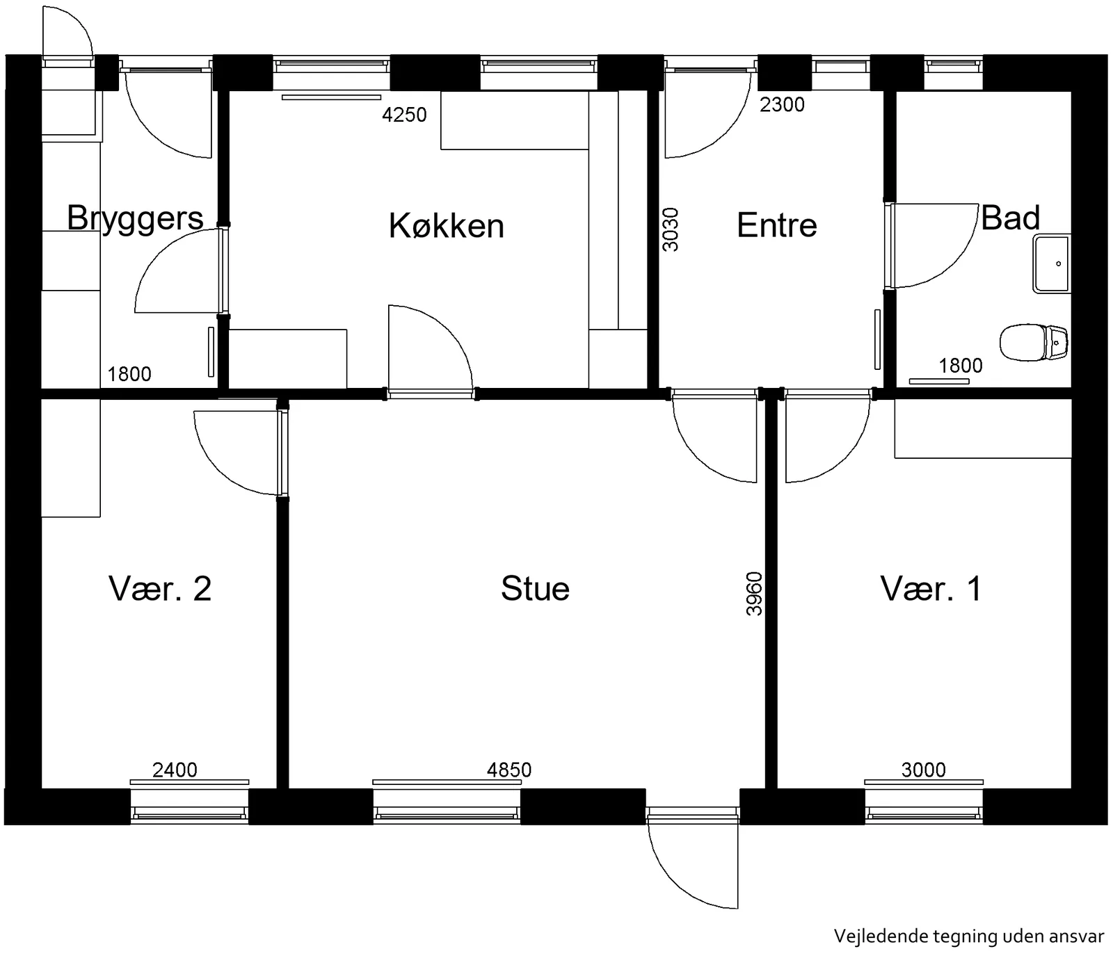 3-værelses rækkehus i 7870 Roslev