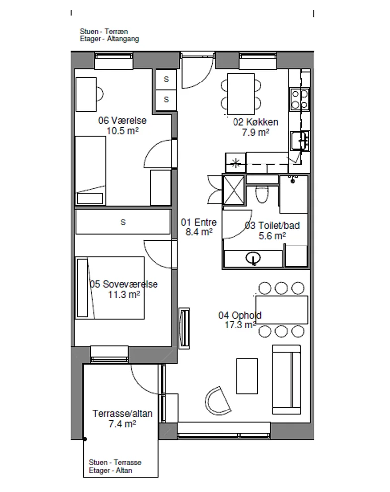 3-room apartment in 8270 Højbjerg image 3