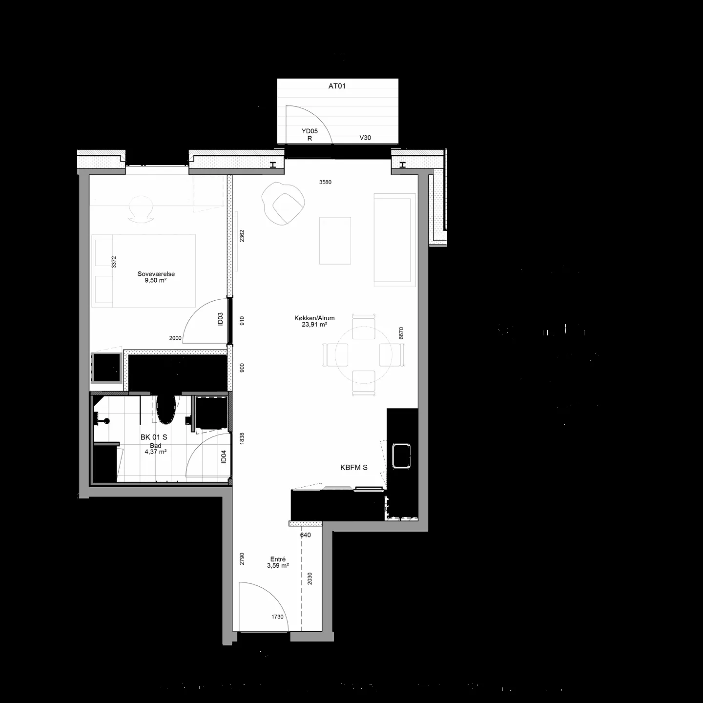 2-room apartment in 8220 Brabrand image 4