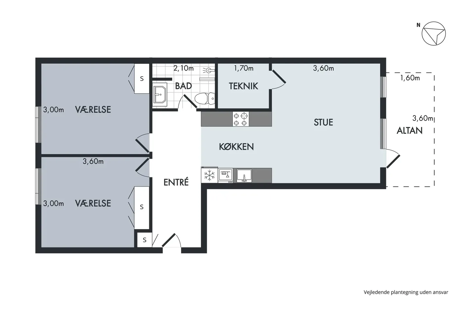 3-room apartment with a balcony in 5200 Odense V image 6