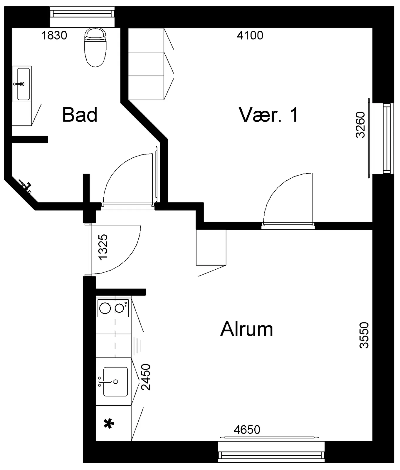 2-room apartment in 7570 Vemb image 2