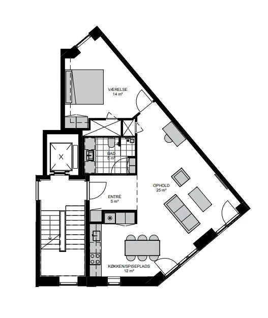 2-room apartment in 8240 Risskov image 3