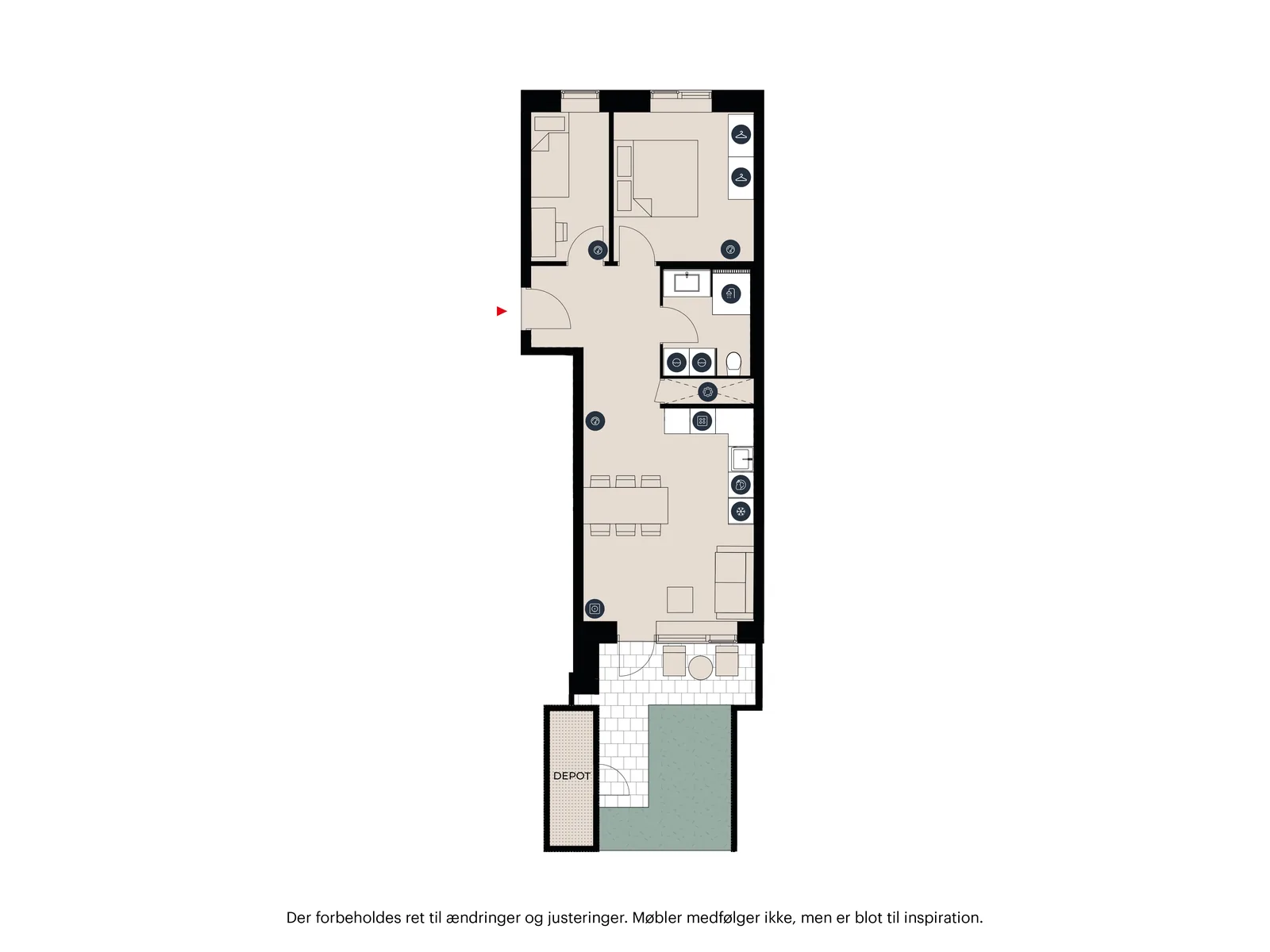 3-room apartment in 2630 Taastrup image 3