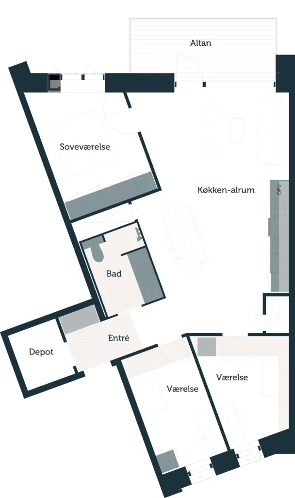4-room apartment with an elevator in 2605 Brondby image 6