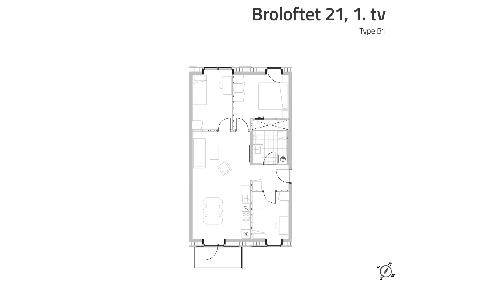 4-værelses lejlighed med elevator i 8240 Risskov billede 3