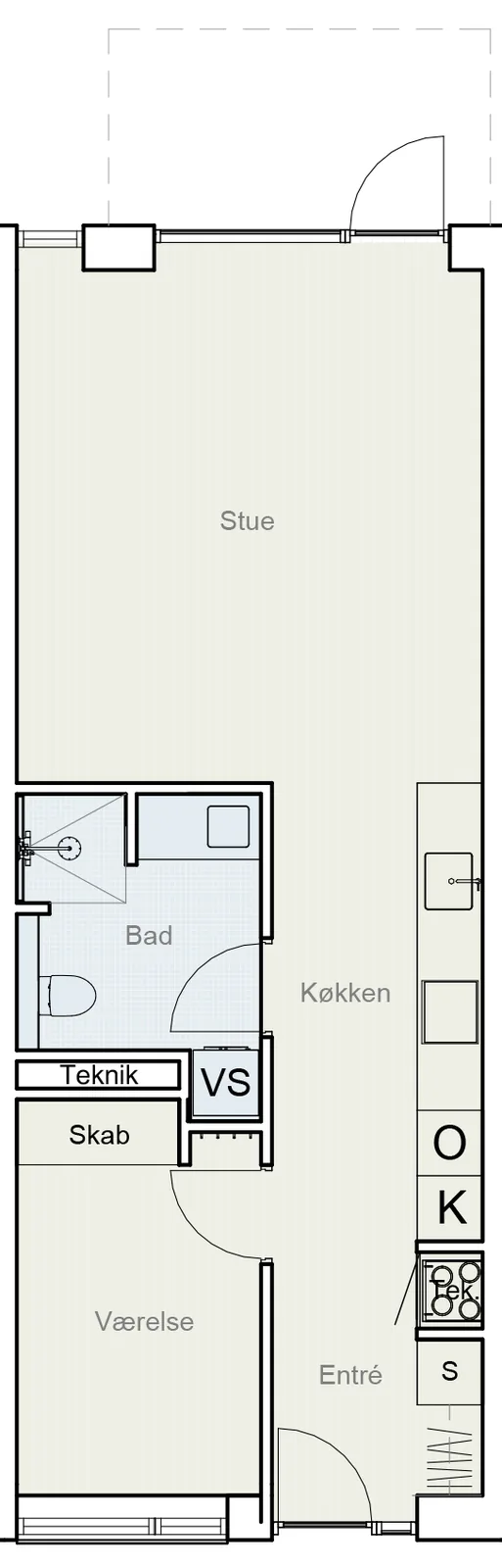4-room apartment with a balcony in 4760 Vordingborg image 4
