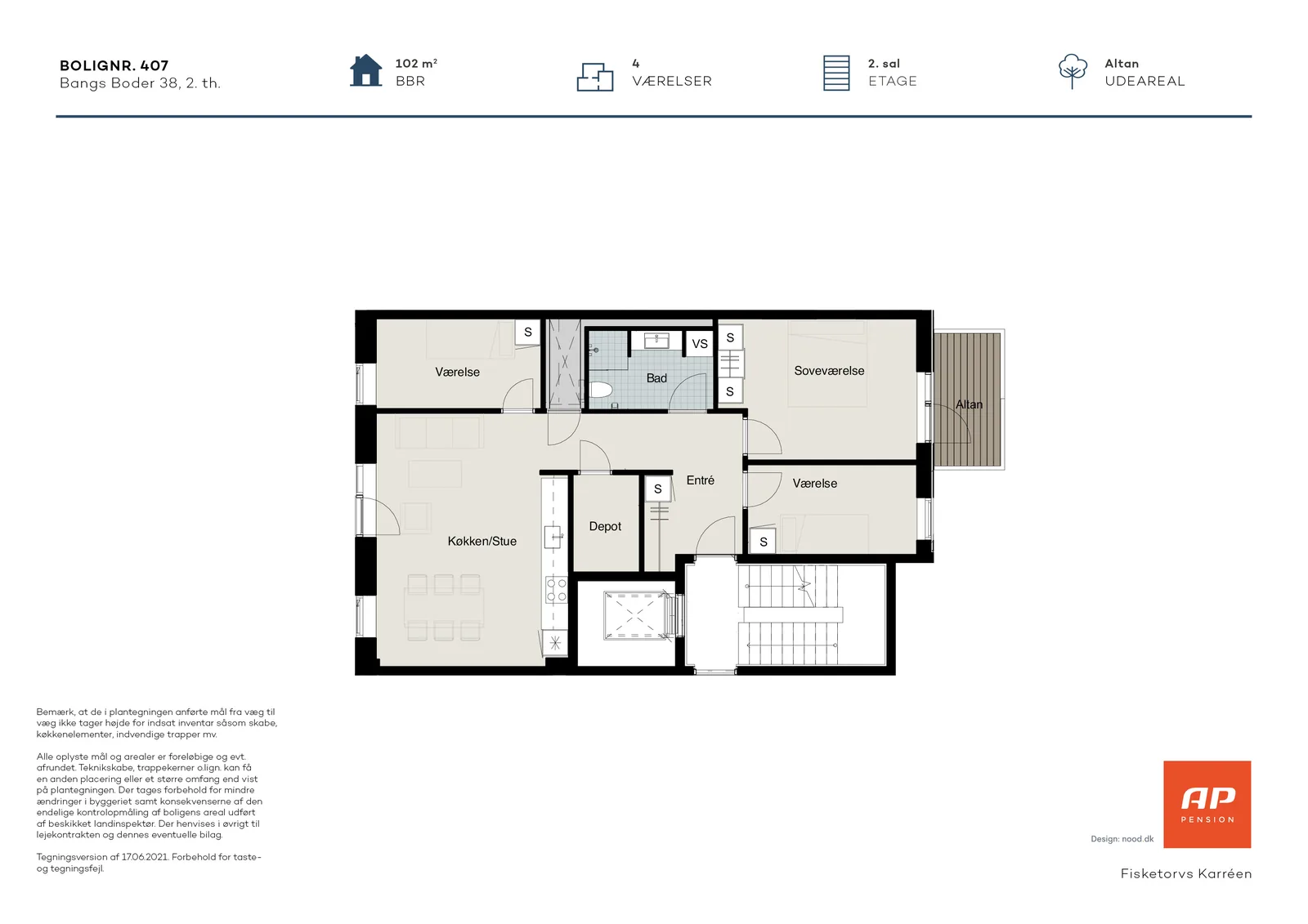 4-room apartment in 5000 Odense C image 3