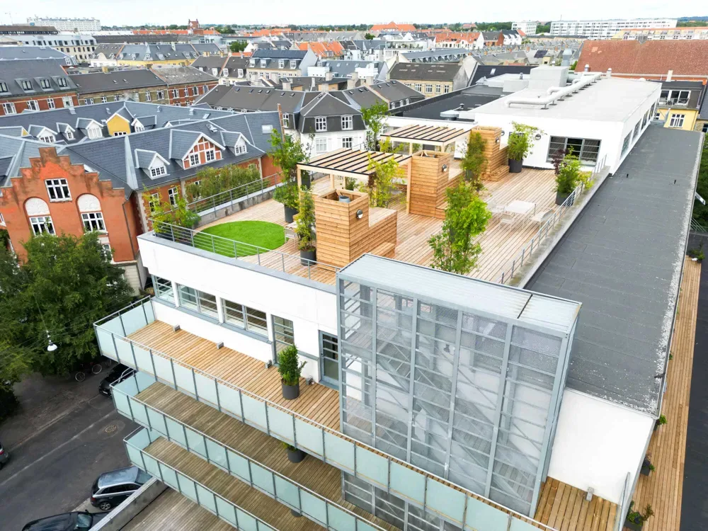 1-værelses lejlighed med terrasse i 2100 København Ø