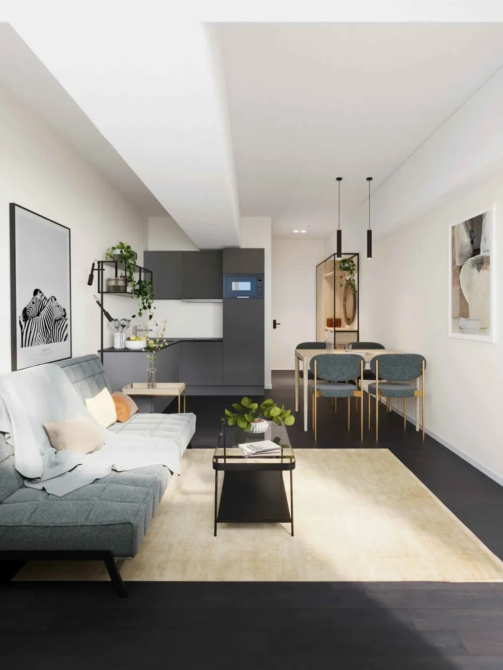 1-værelses lejlighed med terrasse i 2100 København Ø billede 3