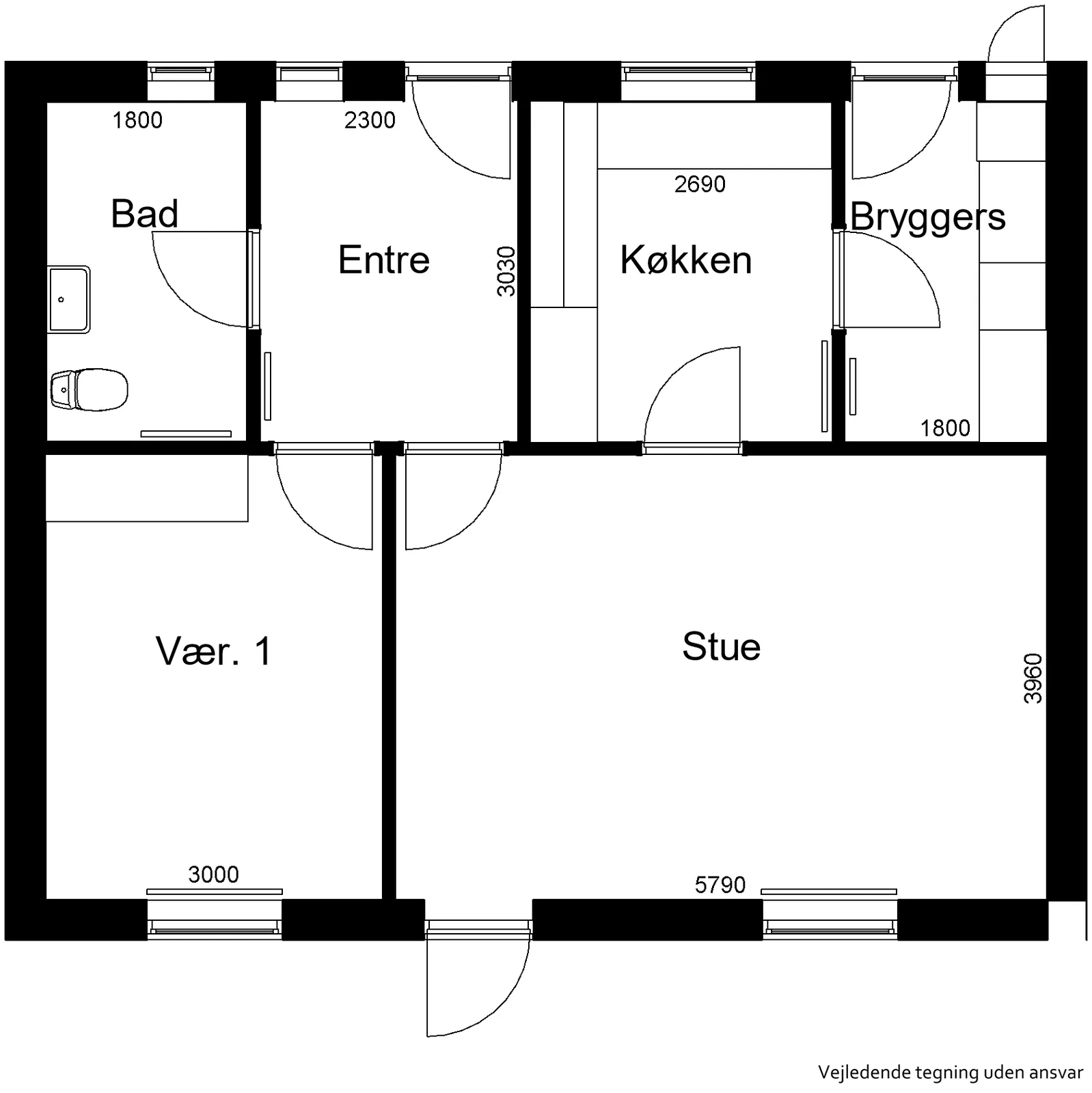 2-room townhouse in 7870 Roslev image 1