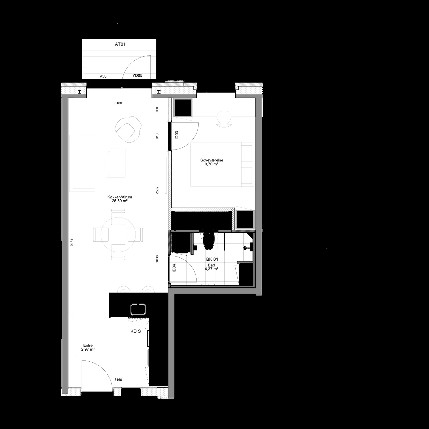 2-room apartment in 8220 Brabrand image 4