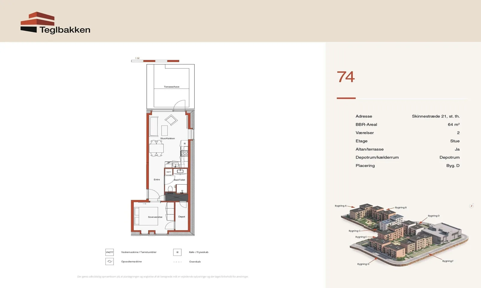 2-værelses lejlighed med elevator i 2640 Hedehusene billede 2