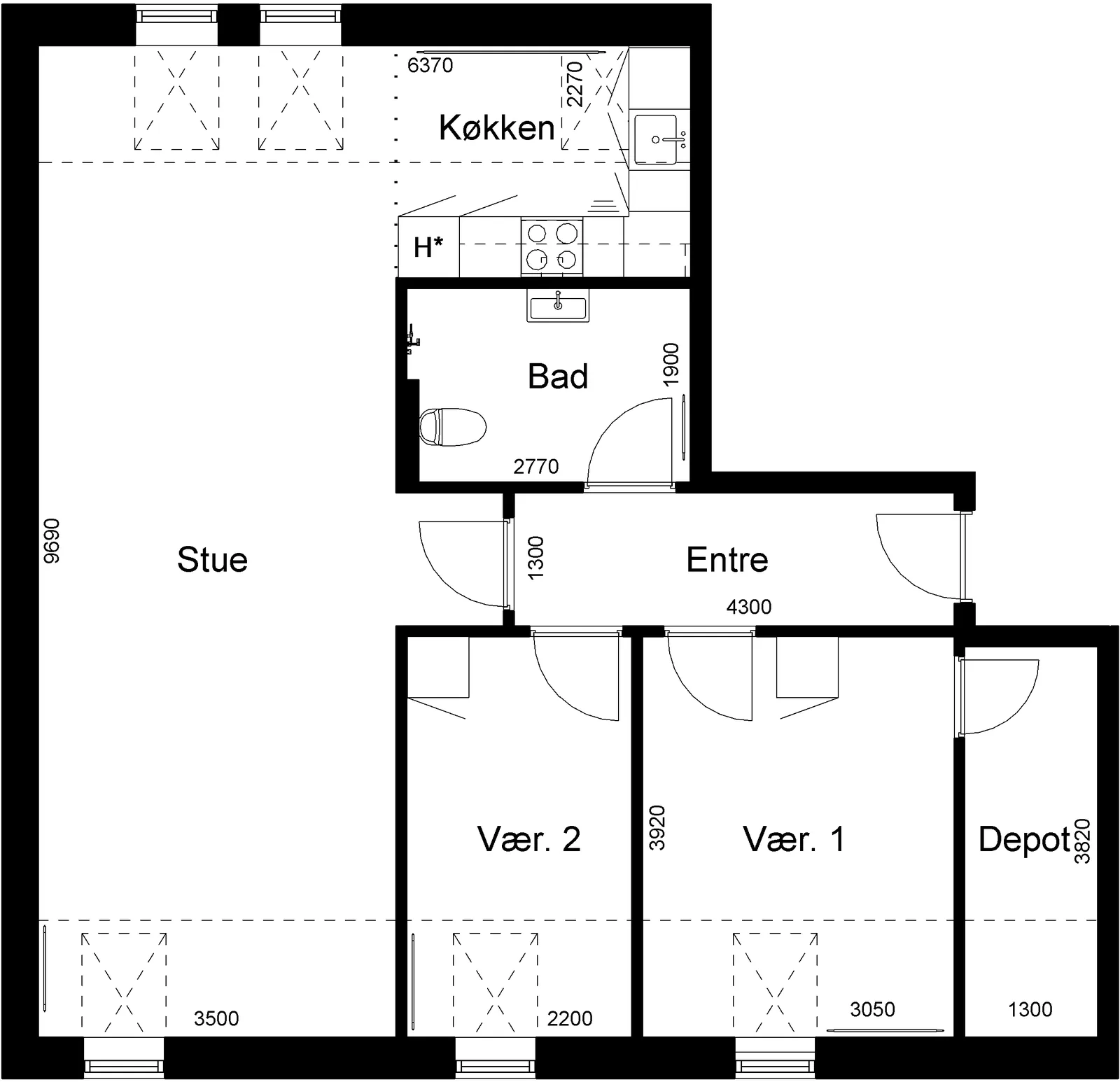 3-room apartment in 6900 Skjern image 2