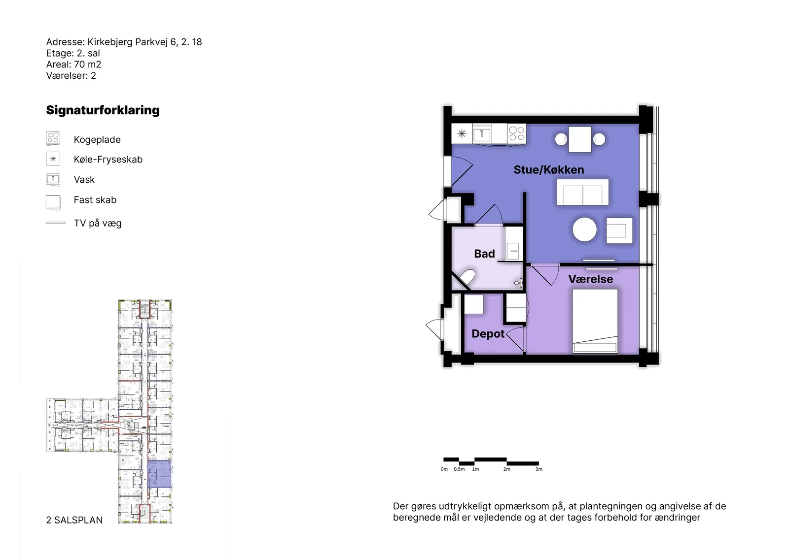 2-room apartment in 2605 Brøndby image 3