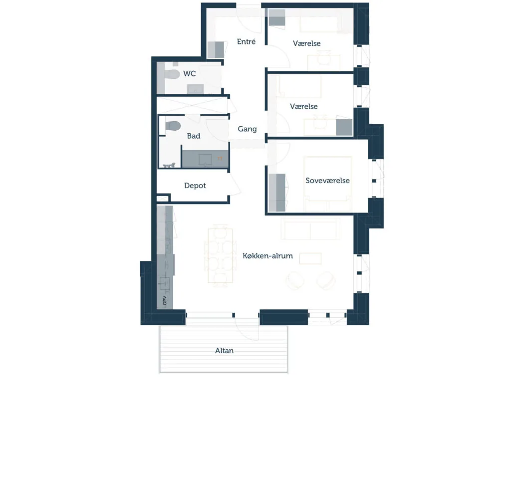 4-room apartment with an elevator in 2605 Brondby image 6