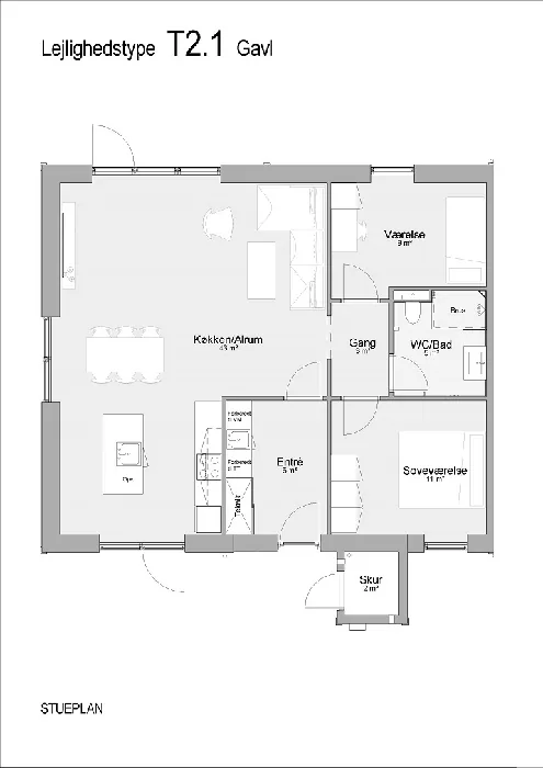 3-room apartment in 5792 Årslev image 4