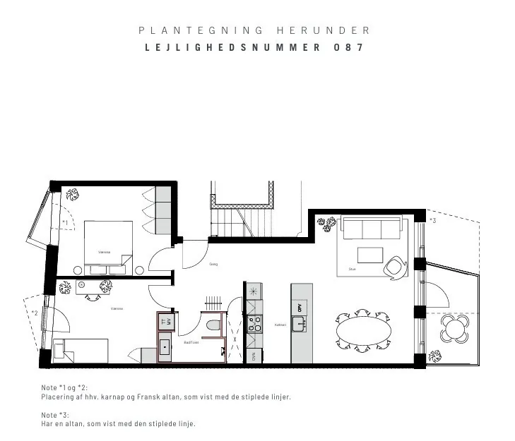 3-room apartment with a balcony in 2450 København SV image 6