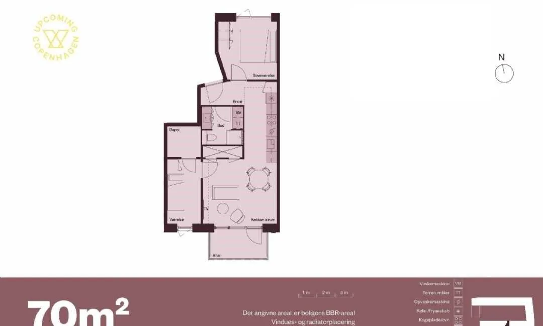 3-room apartment with an elevator in 2300 København S image 2