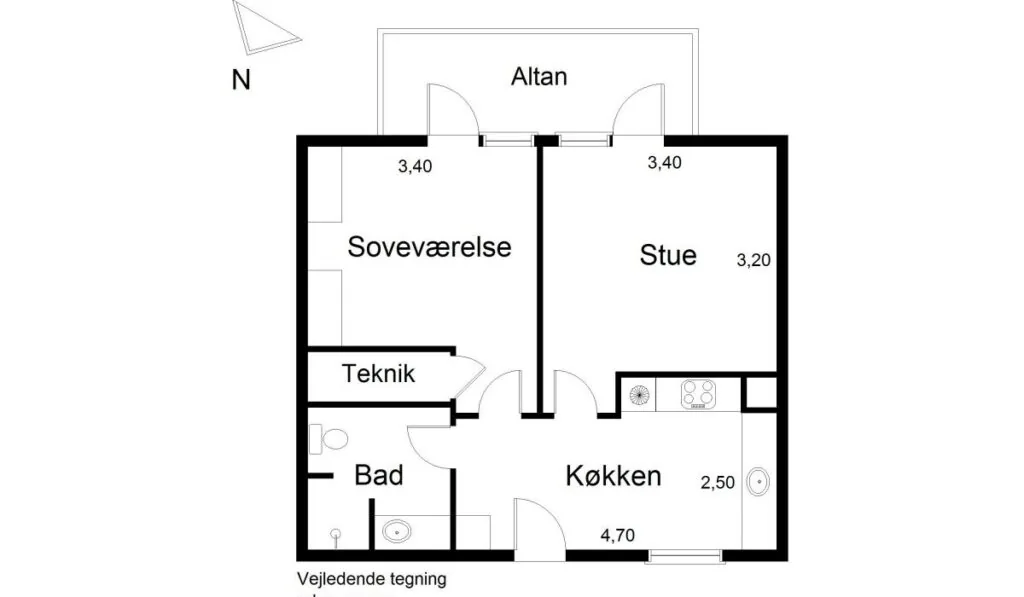 2-værelses lejlighed med altan i 8240 Risskov billede 6