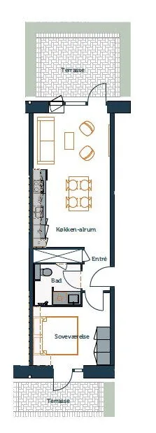 2-room apartment in 2605 Brondby image 5