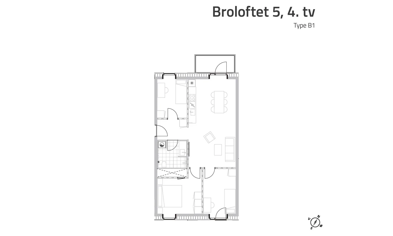 4-room apartment with an elevator in 8240 Risskov image 3