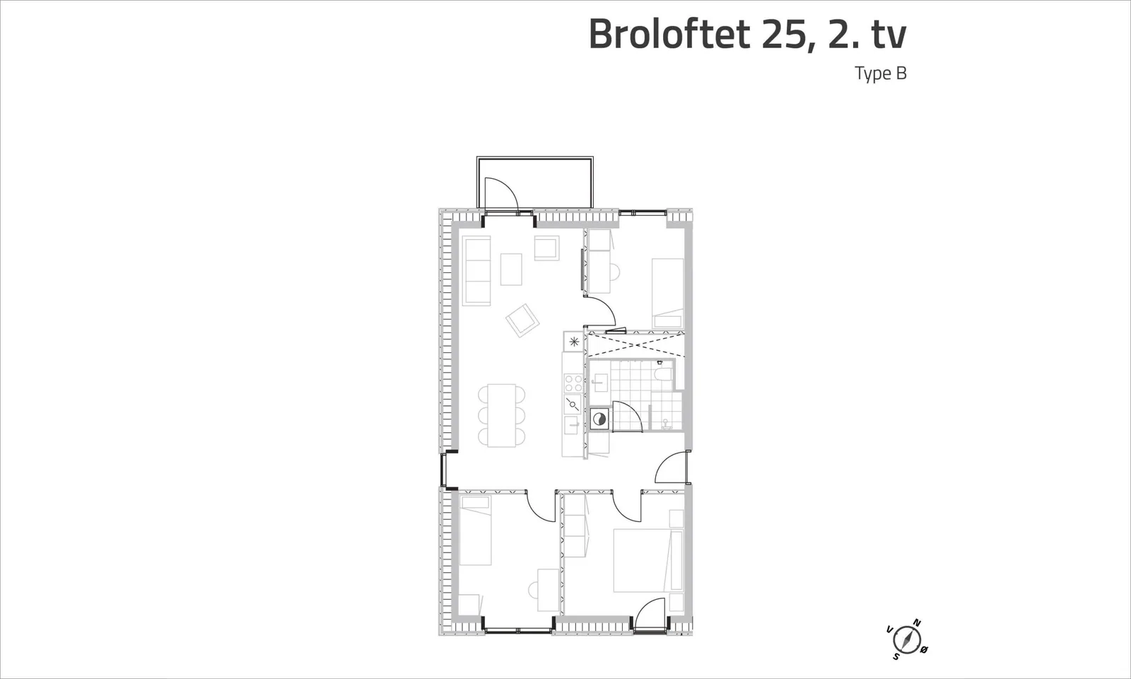 4-værelses lejlighed med elevator i 8240 Risskov billede 3