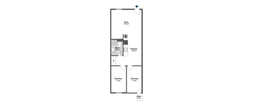 3-room apartment in 5000 Odense C image 4