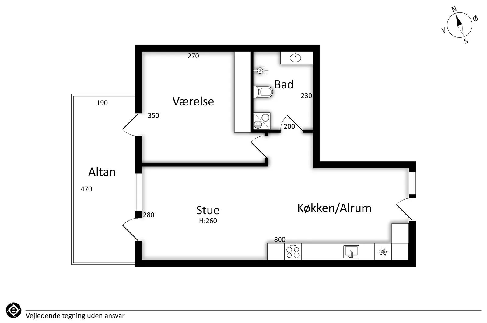 2-room apartment in 9400 Nørresundby image 3