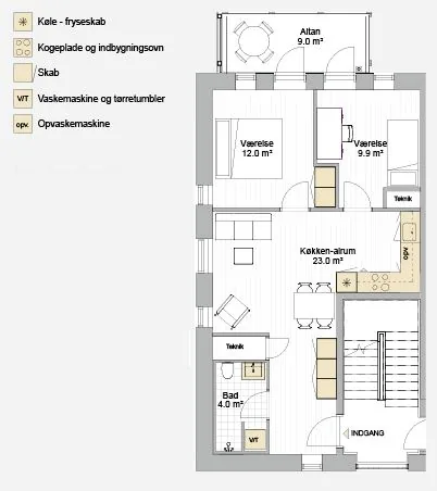 3-room apartment in 9400 Nørresundby image 3