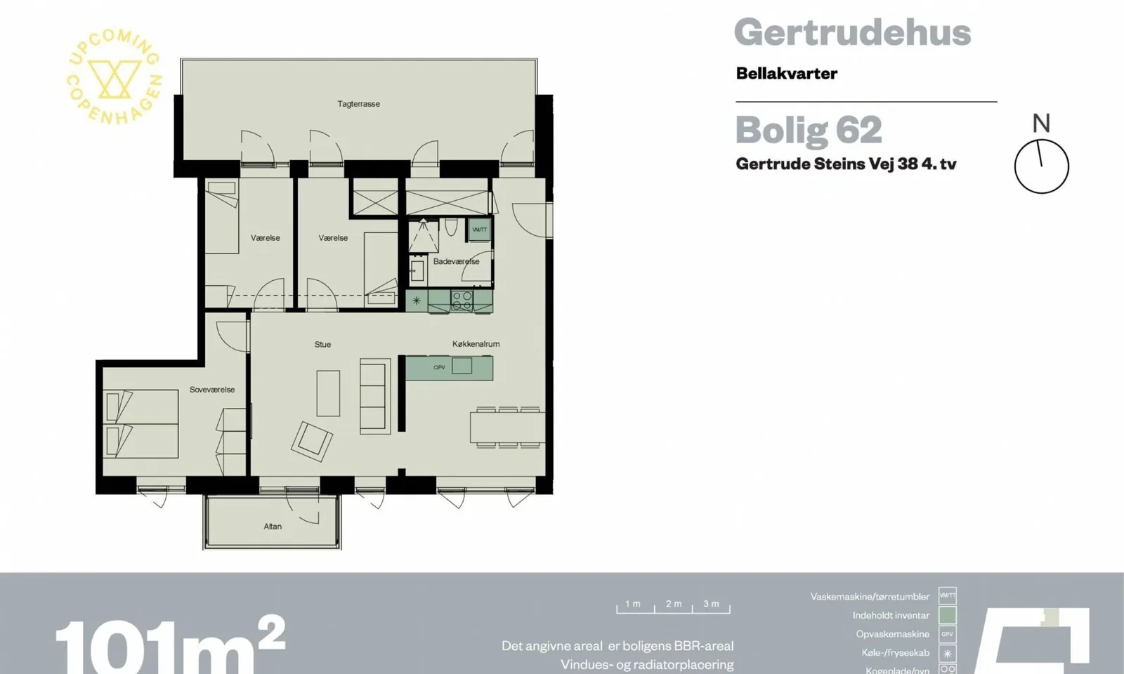 4-værelses lejlighed med elevator i 2300 København S billede 3